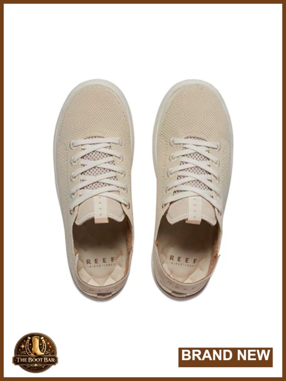 Women's Reef Neptune Athletic Sneaker Lace Up Memory Foam EVA Sole - Picture 3 of 6